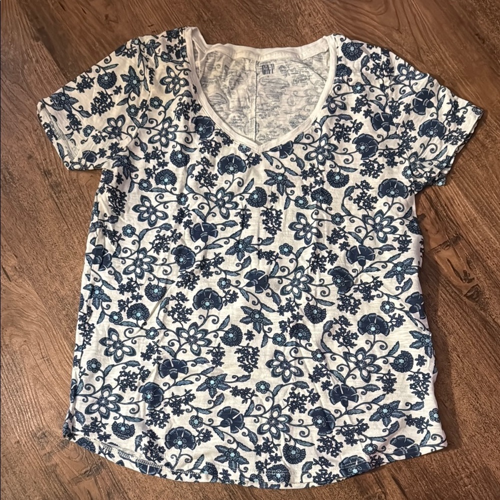 Floral V-Neck Women’s Top